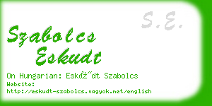 szabolcs eskudt business card